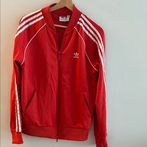 Adidas Originals Women’s Red Track Jacket Size M